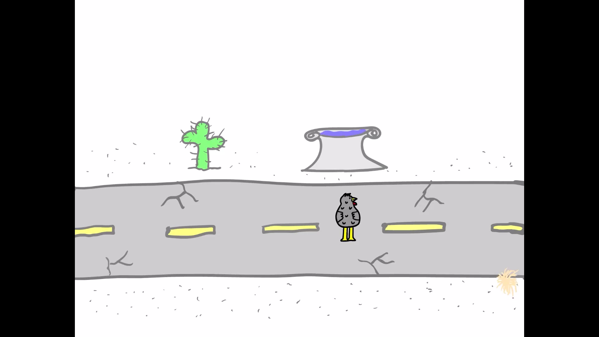 The Chicken in the Road Animation Short